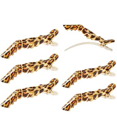 Hair Clips HAITAO 6pcs Alligator Hair Clips for Salon Styling Sectioning - Extra Wide Teeth Clips for Women (Yellow) - Buy Online on GoSupps.com