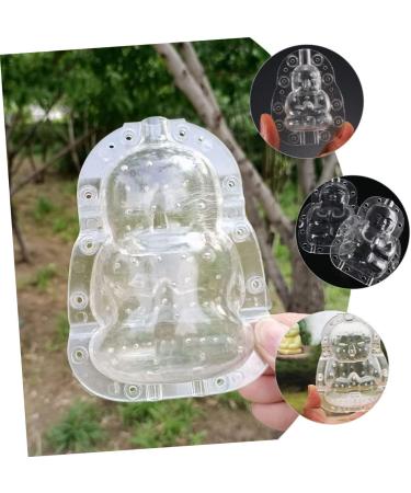 Lurrose Plastic Fruit 6 pcs Tool Cucumber Plant Duddha Growth Adorable Plastic Mould Melon Tiny Pear Buddha Clear Growing Transparentx3pcs 10x7cmx3pcs - Buy Online on GoSupps.com