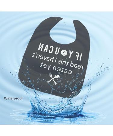 HACLEN Adult Bibs 3 Pieces Waterproof Adultbibs Stylish Adult Bibs for Eating Reusable Clothing Protector Easy to Clean 1 - Buy Online on GoSupps.com