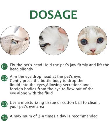 Dog Eye Drops - Dog Eye Infection Treatment - Eye Drops for Dogs - Relieve Red Eyes - Dog Eye Wash for Cleaning Tear Streaks Removing Eye Stains & Relieving Dryness(60ml) - Buy Online on GoSupps.com
