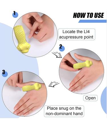 Biudui Acupressure Clip for Migraine Relief | Portable Acupresser for Blood Sugar Control | 5.5x0.5 cm - Buy Online on GoSupps.com