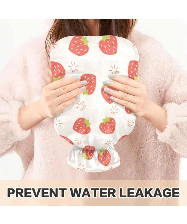 Buy Naanle Cherry Flower Hot Water Bottle 2L - Large Transparent Heat & Cold Therapy for Pain Relief - Ideal for Hand & Feet Warmth - Buy Online on GoSupps.com