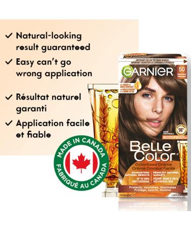 Garnier Belle Color Permanent Hair Dye 111 Extra Light Ash Blonde 100% Grey Coverage Enriched with Argan Oil and Wheat Germ Oils - 1 Application Packaging may vary - Buy Online on GoSupps.com