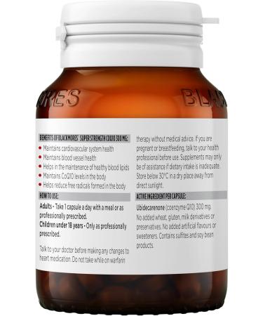 Blackmores Super Strength CoQ10 300mg 30 Tablets - Buy Online on GoSupps.com