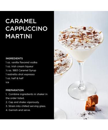 1883 Caramel Flavored Syrup for Hot & Iced Beverages - Rich Full-Bodied Taste - All-Natural, Gluten-Free, Vegan, Non-GMO, Kosher, Preservative-Free - Made in France | 1 Liter (33.8 Fl Oz) - Buy Online on GoSupps.com