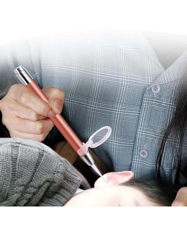 Ear Cleaning Remover Flashlight with Magnifier LED Light - Rose Gold - Buy Online on GoSupps.com