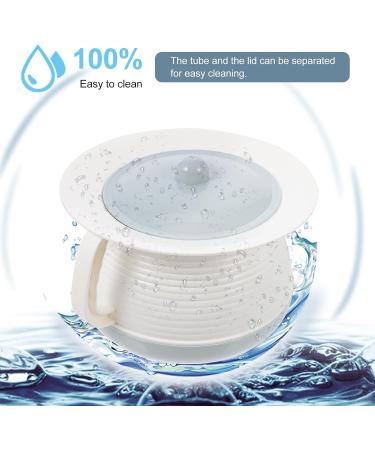 Housoutil 1PC Chamber Pot with Lid - Portable Bedpan Urinal Bottle for Household Use - Light Blue - Buy Online on GoSupps.com
