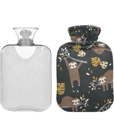 Naanle Sloth Heat Bottle | 1L Transparent Hot Water Bottle for Heat & Cold Therapy | Pain Relief for Bed Hands & Feet - Buy Online on GoSupps.com