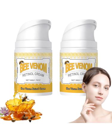 2PCS Bee Venom Retinol Skin Cream Bee Venom Retinol Cream Bee Venom Cream Professional Cream for All Skin Types 2025 New Bee Venom Cream