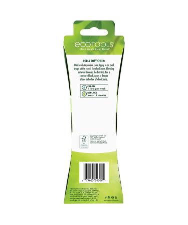 EcoTools Precision Blush Makeup Brush | Vegan & Cruelty-Free Cheek Brush for Powder | Eco-Friendly Face Makeup Brush - Buy Online on GoSupps.com