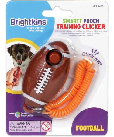 Brightkins Smarty Pooch Training Clicker - American Football Style Dog Clicker for Effective Training | Flexible Hand Loop | Enhance Dog Behavior Solutions - Buy Online on GoSupps.com