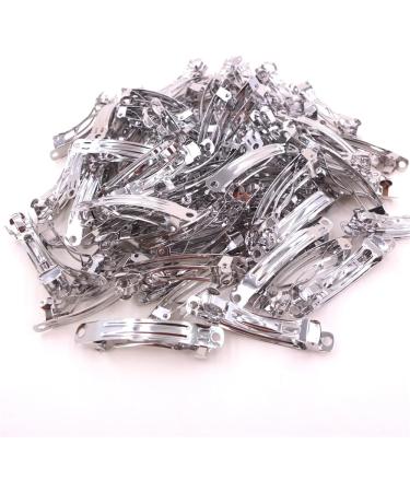 50 Packs Sturdy Alligator Hair Clips French Barrettes Hair Snap Clips Hairpins for Curl Clips Hair Styling DIY Crafting Hair Bow Accessories (French Barrettes 50mm) - Buy Online on GoSupps.com