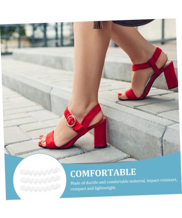 FOMIYES 12 Pairs Non-Slip Gel Foot Stickers - Half Size Insoles & Anti-Drop Heel Pads for Sandals & Shoes - Buy Online on GoSupps.com
