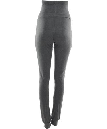 Purpless Maternity Over Bump Support Joggers - Dark Gray Melange | Comfortable Pregnancy Trousers for Women - Buy Online on GoSupps.com