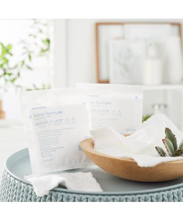 McKesson Super Sterile Cotton Fluff Dressing 6 x 6.75, 5 Pack x 10, 50 Total - 100% Cotton Sponges - Buy Online on GoSupps.com