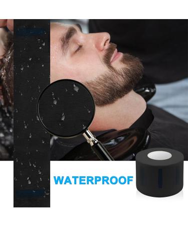 NICEMOVIC Disposable Barber Paper Neck Strips - 5 Rolls of Stretchy Black Accessories for Salon Haircut Styling | Professional Barber Supplies - Buy Online on GoSupps.com