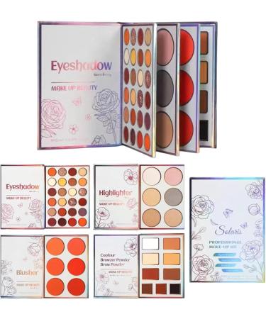 Palette De Maquillage Pour Femmes | 45 Couleurs Multifonction Portatif - Palette De Fards Paupi res Pour Voyage Et Maquillage Du Visage - Pour Les Femmes Les D butantes Les Rencontres Le - Buy Online on GoSupps.com