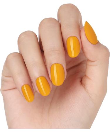 BLUESKY Gel Nail Polish Hear Me SS2310 Orange Long Lasting Chip Resistant 5 ml Requires Drying Under UV LED Lamp Orange 5 ml (Pack of 1) - Buy Online on GoSupps.com