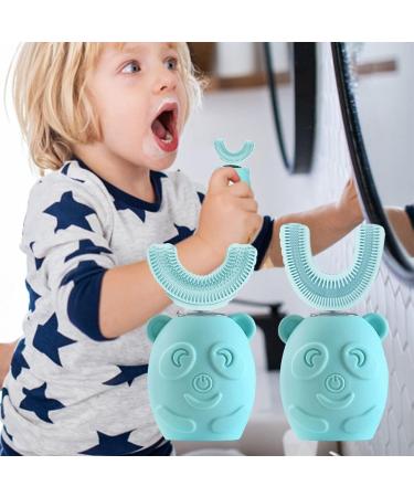 Kids Electric Toothbrush U Shaped Automatic Toothbrush for Children Waterproof Electric Toothbrush Kit for Age 1 15 Years Boys Girls Toothbrush Adult Medium 1 count (Pack of 1) L - Buy Online on GoSupps.com