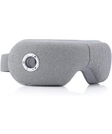 Eye massager with warmth eye massage device for migraines 5 massage modes air pressure hot compress vibration music foldable heated temporal massage device for eye relaxation constructi
