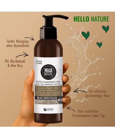 P-Beauty Naturkosmetik Lot de 2 gels nettoyants pour le visage 180 ml Nettoyant doux pour le visage l'huile de coco bio & v g talien Hydratant et limine le maquillage le s bum les impuret s 180 ml (Lot de 2) - Buy Online on GoSupps.com