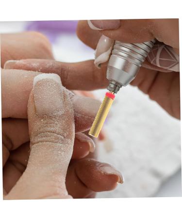 NUSITOU manicure Cylindrical nails drill bits grinding head cuticle nail drill bit nail super long hard safety bits for nail drill Nail flakes nail drill bit - Buy Online on GoSupps.com