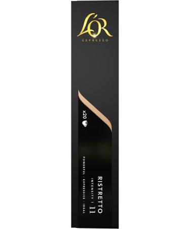  L'Or Espresso L'Or Coffee Espresso Ristretto - Intensity 11-100 Capsules (Pack of 5 x 20) - Buy Online on GoSupps.com