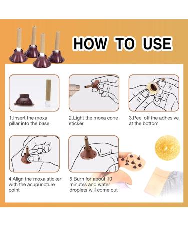 Moxibustion Sticks for Detox & Slimming - 40 PCs Moxa Sticks for Men & Women | Gather Energy & Burn Fat - Buy Online on GoSupps.com