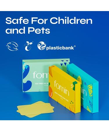 FOMIN Antibacterial Rose Paper Soap Sheets - 300 Sheets - Travel/Camping Mini Soap - Pack of 3 - Buy Online on GoSupps.com