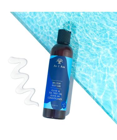 As I Am Dry & Itchy Scalp Care Leave In Conditioner - 8 oz - Piroctone Olamine, Ceramides, Olive Oil, Tea Tree Oil - Buy Online on GoSupps.com