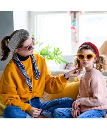 Powmag 3-Piece Knitted Headband Set for Women | Winter Hair Straps | Stylish Black Gray & Red Hair Bands - Buy Online on GoSupps.com