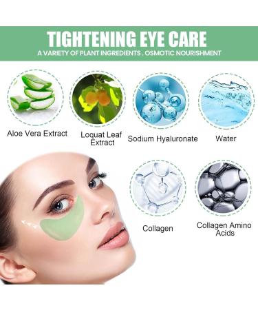 SZBAOAN Aloe Eye Mask 30pcs - Amino Acid & Collagen Under Eye Mask for Dark Circles and Puffiness - Beauty & Personal Care - Buy Online on GoSupps.com