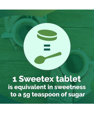 Sweetex Sugar Free Calorie Free Sweetener Tablets Convenient Pocket Size Dispenser Pack of 4 Total of 4800 Tablets - Buy Online on GoSupps.com