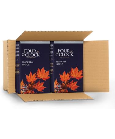 Four O'Clock Black Tea Maple Kosher Gluten-Free 6 Packs of 20 Teabags (120 Teabags Total) - Buy Online on GoSupps.com