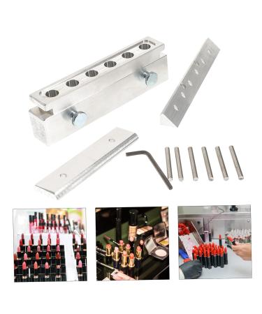 FOMIYES 6 Hole Lipstick Mold Set | DIY Lip Balm & Lip Gloss Maker Kit | Aluminum Alloy Accessories for Creative Lipstick Crafting - Buy Online on GoSupps.com