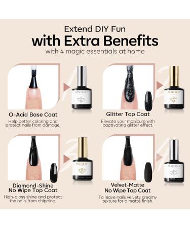 Modelones Gel Nail Polish 36 Colors Christmas Nude Brown Gel Polish with Glossy & Matte Top Coat Base Coat Starter Kit Soak Off U V Gel Nail Kit Nail Art Starter Kit Beauty Gifts Set Box - Buy Online on GoSupps.com