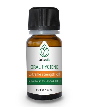 Teliaoils Herbal Blend for Teeth & Gums - Extreme Strength Oral Hygiene Oil- 100% Natural Deep Cleansing Mouthwash/Liquid Toothpaste/Herbal Breath Freshener- Fluoride Free Oral Discomforts - 10ml - Buy Online on GoSupps.com
