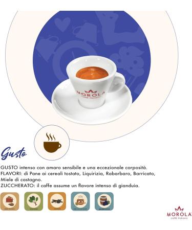 Morola Morola Italian Coffee - Morola Pods - Espresso Creamy Quality - Biodegradable Pods ESE44 (50 Waffles) - Buy Online on GoSupps.com