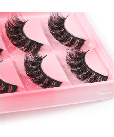 UAMOU 2/20/100 Boxes Mink Lashes Eyelashes 5 pairs Natural Curly Fake Eyelashes Thick Maquiagem Lash Extension Makeup Tools Cheerfully (Color : 5 pairs G610 Size : 20 boxes) - Buy Online on GoSupps.com