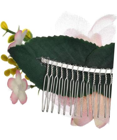 DOITOOL 1pc Hair Barrettes Hair Clip Tiara Bride Comb Hair Comb for Bride Fabric Flower Comb Bridal Hair Comb Flower Hair Comb Wedding Hair Comb Hairpin Headgear Hair Fork - Buy Online on GoSupps.com
