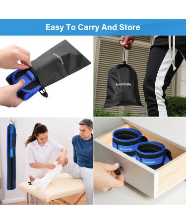 Hoomtree Leg Lifter Strap Set of 2 for Limited Mobility Thigh Lifter Strap with Padded Grip and Loop for Knee Hip Surgery Recovery Mobility Aids Tool for Disabled Get in and Out of Bed Car Wheelchair 2 pack Blue - Buy Online on GoSupps.com