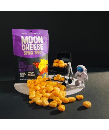 Moon Cheese Space Spice Sweet Cosmic Chili Crunchy Protein-Rich Cheese Snack Chips Keto Friendly 100% Real Cheese Low Carb Gluten-Free Low Sugar 10 oz bags (Pack of 2) - Buy Online on GoSupps.com
