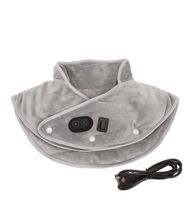 Gray heating pillows for nose shoulders 3-stage temperature adjustment massage mode heating pillow sable tissue electrically heated neck bandage