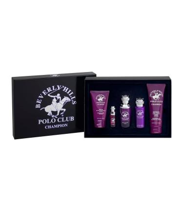 Beverly Hills Polo Club Champion Cologne Gift Set for Men | 3.4oz Eau de Toilette Body Wash Aftershave Deodorant | BHPC - Buy Online on GoSupps.com