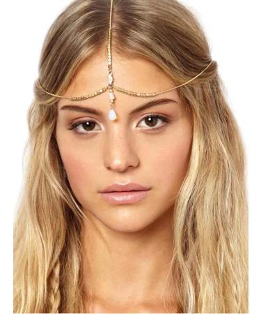 Yean wedding crystal head chain gold strass bride hair chains bride bride hair jewel