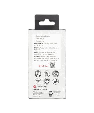 JAPONESQUE Beauty Scissors - Ultra-Sharp Stainless Steel for Facial Hair Brow & Nail Care | Precision Trimming Tools - Buy Online on GoSupps.com