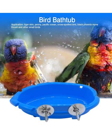 luminiu Bird Bath Bowl Cage Hanging Bathing Box Bird Baths Tub Bowl Basin Parrot Bathing Tubs For Small Birds Bathing Room Feeder 18x10x4cm - Buy Online on GoSupps.com