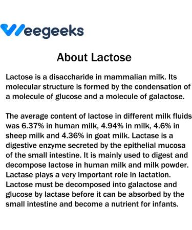 Lactose Intolerance Test Strip at Home for Adult and Kid Lactase Activity Test Food Sensitivity Test (2) - Buy Online on GoSupps.com