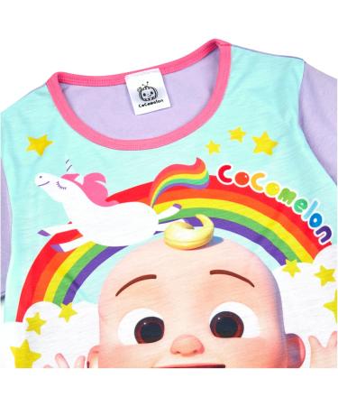 CoComelon Baby Girls Short PJs - Toddler Summer Pyjamas | Ages 6 Months to 5 Years | Lilac, 4-5 Years - Buy Online on GoSupps.com