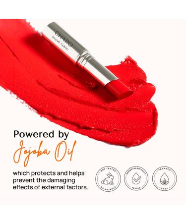 CHADO Cosmetics Baume Tabou Tinted Lip Balm - Red | Hydrating & Long-lasting | International Shipping - Buy Online on GoSupps.com
